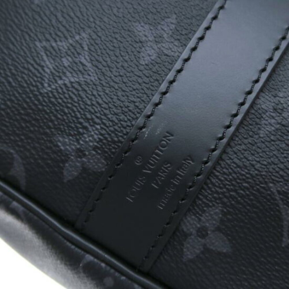 Louis Vuitton Monogram Eclipse Black Keepall Band… - image 3